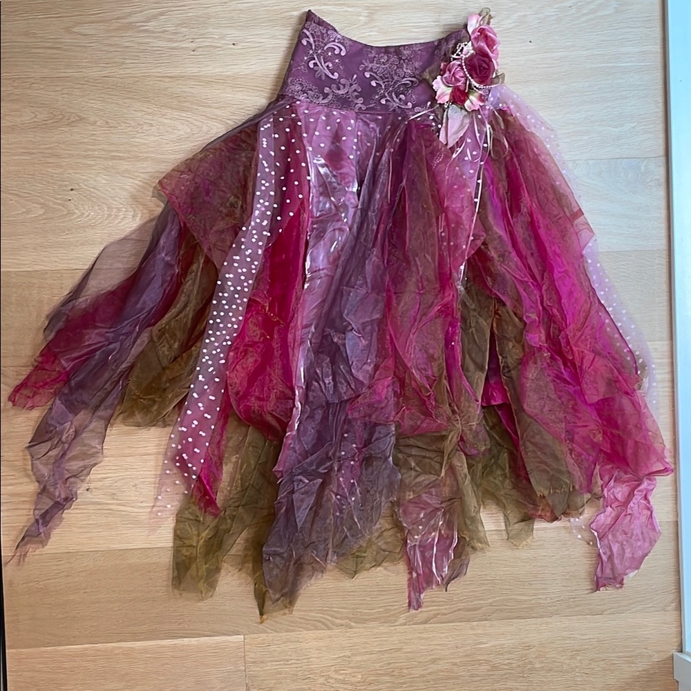 Fairy, garden, costume, floral skirt